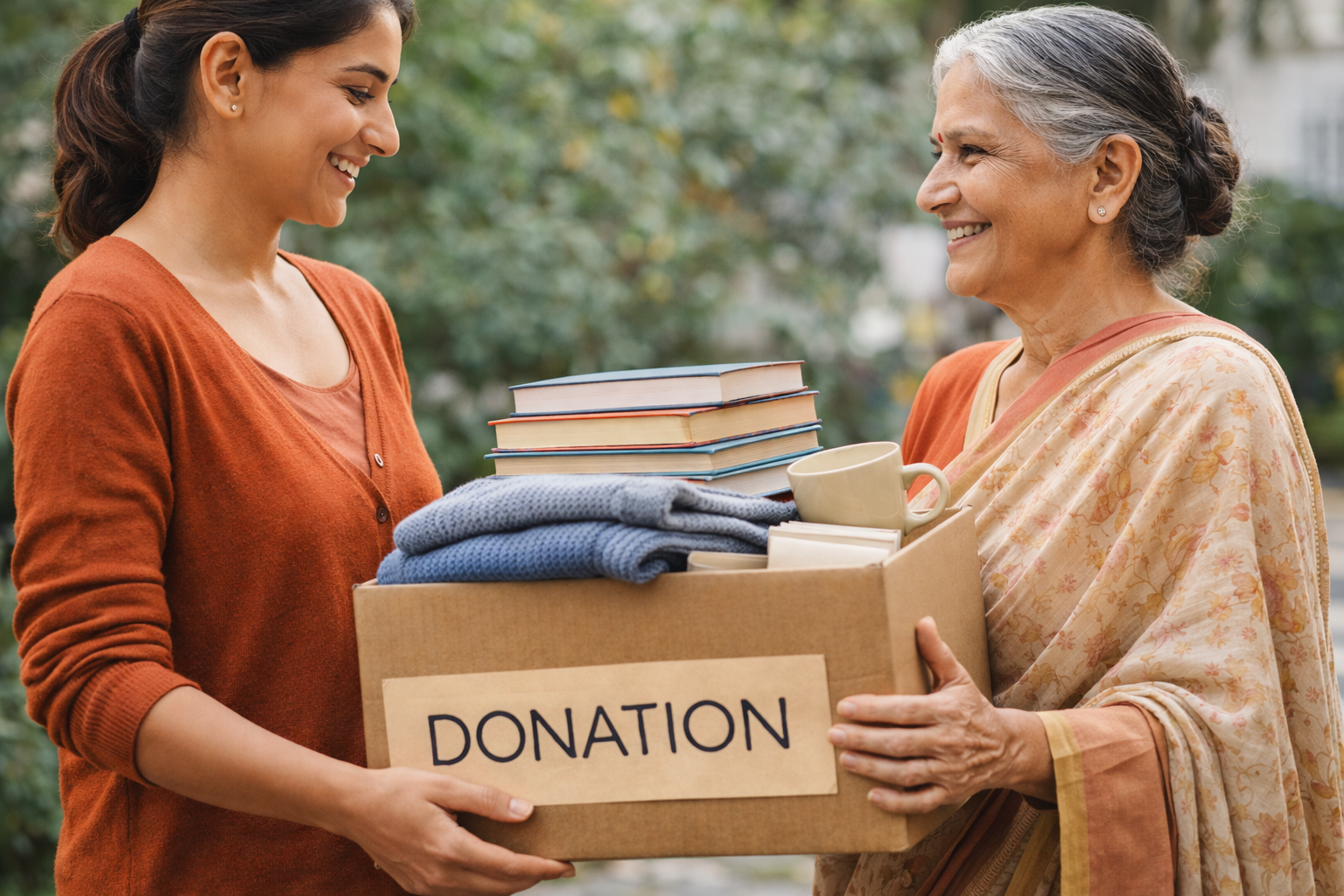 Donation — warm local exchange