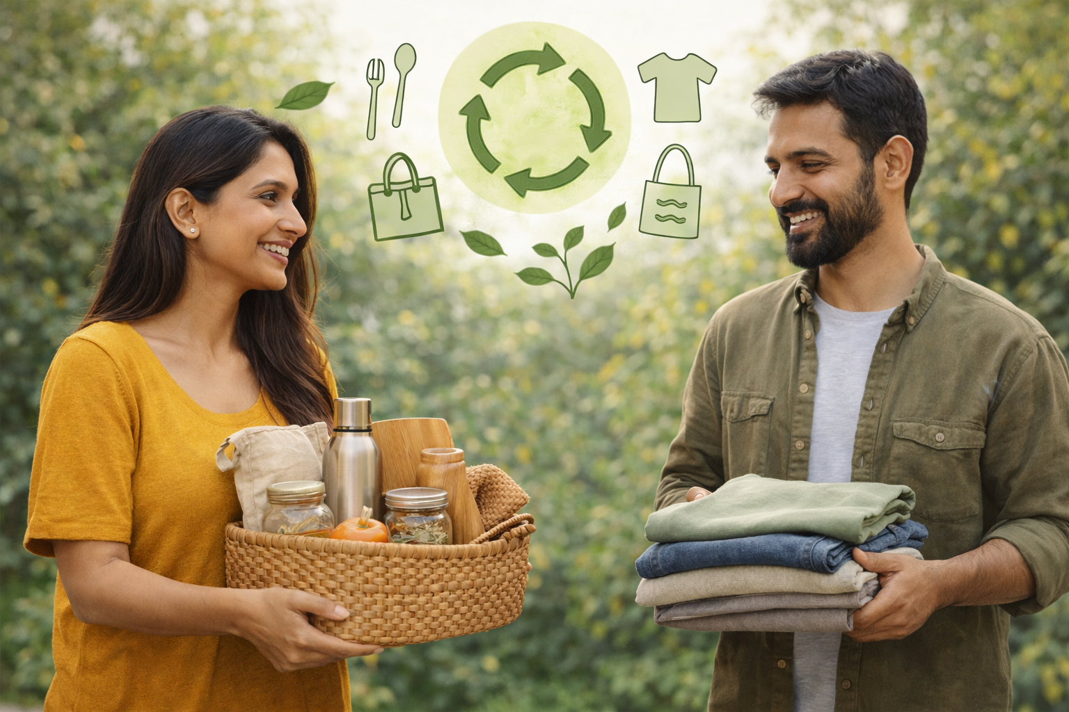 Sustainability — reuse, reduce waste, circular economy